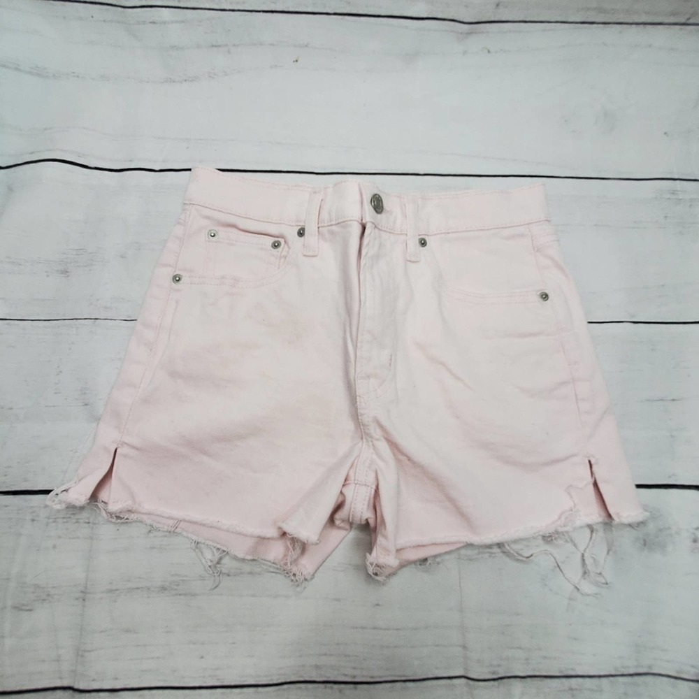GAP Pink Sz 26 Raw Hem Jean Short